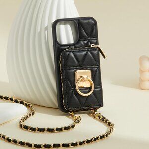 iPhone 13/14 Case Wallet with Card Holder,360 Rotation Ring